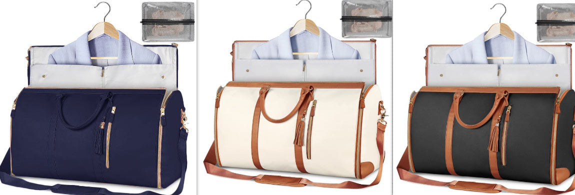 Large Capacity Travel Duffle Bag Women's Handbag Folding Suit