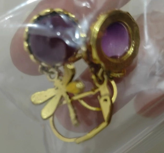 Fashion Jewelry Women's Earrings Hanging Vintage Dragonfly Pendant Earring