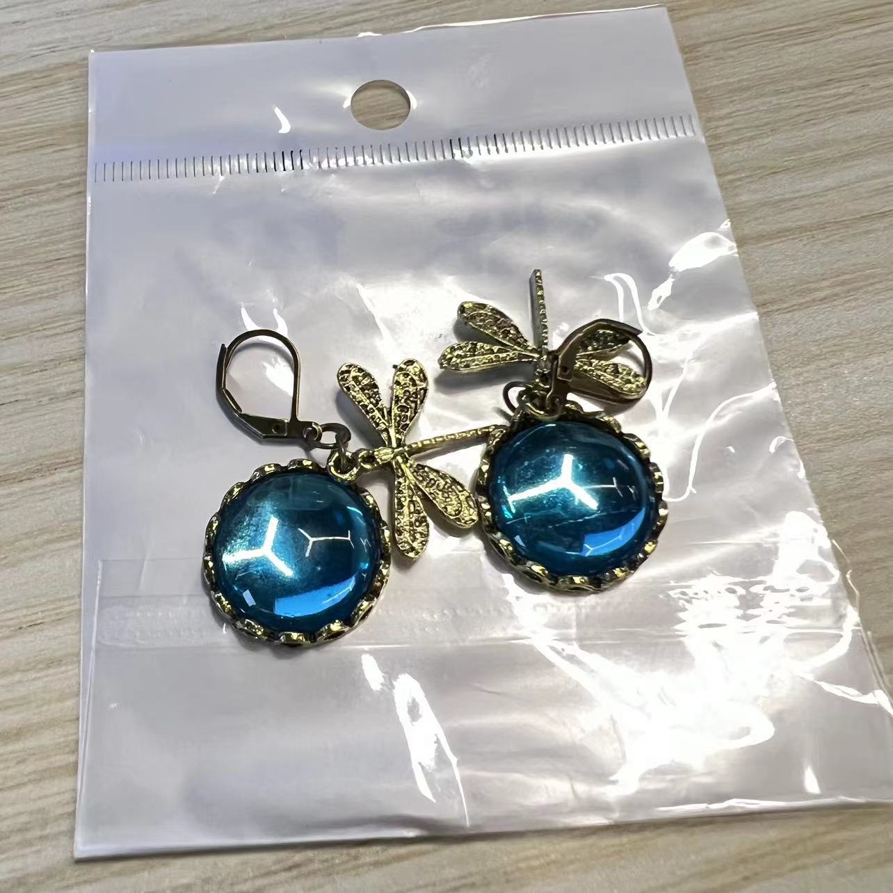 Fashion Jewelry Women's Earrings Hanging Vintage Dragonfly Pendant Earring
