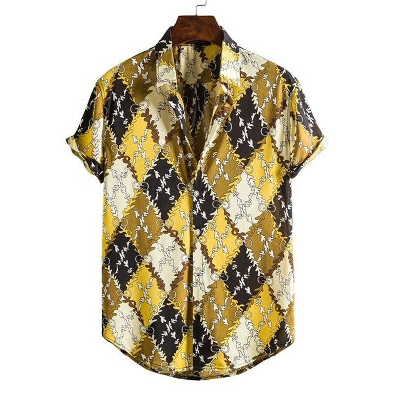 Fashion Polo Shirts For Men Casual Cool Streetwear Shirt