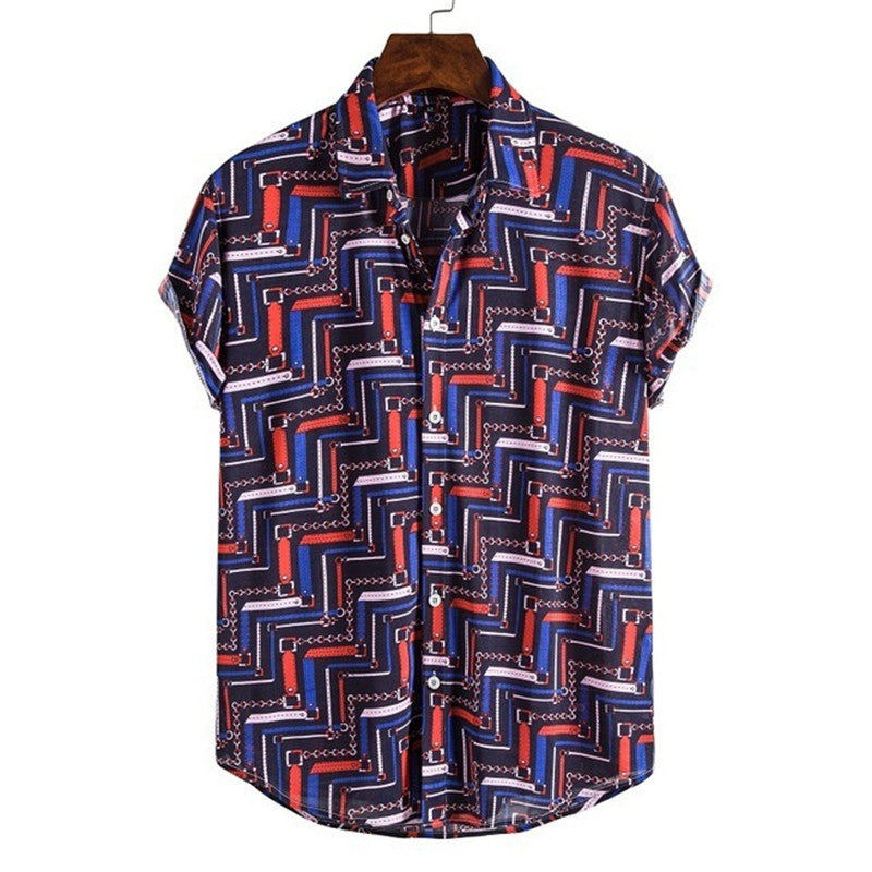Fashion Polo Shirts For Men Casual Cool Streetwear Shirt
