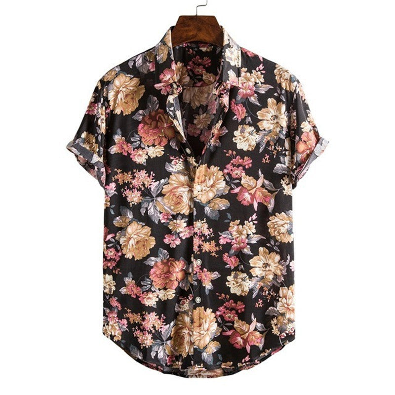 Fashion Polo Shirts For Men Casual Cool Streetwear Shirt