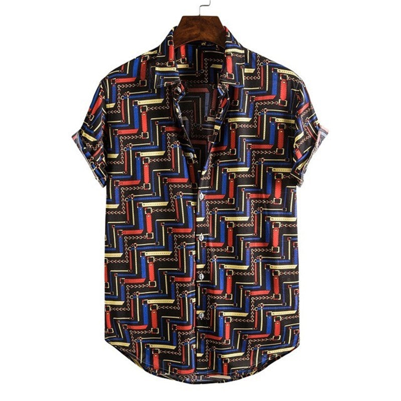 Fashion Polo Shirts For Men Casual Cool Streetwear Shirt