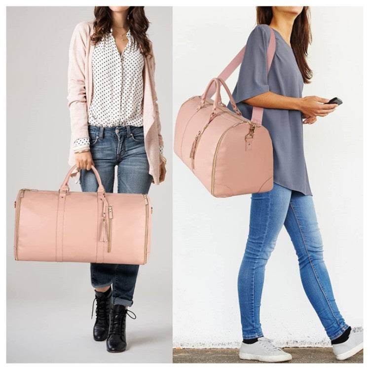 Large Capacity Travel Duffle Bag Women's Handbag Folding Suit