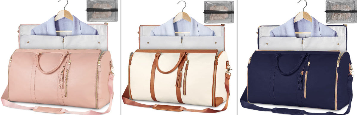 Large Capacity Travel Duffle Bag Women's Handbag Folding Suit