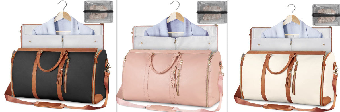 Large Capacity Travel Duffle Bag Women's Handbag Folding Suit