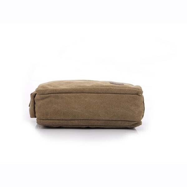 Men's Multifunction Canvas One Shoulder Business Casual Bag