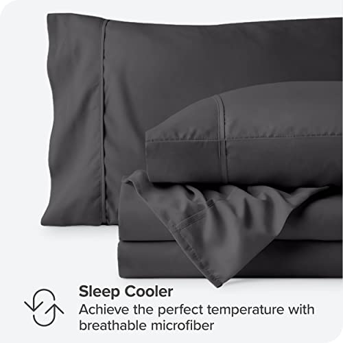 Bare Home Full Sheet Set - 1800 Ultra-Soft Microfiber Full Bed Sheets -