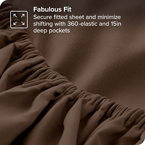 Bare Home Full Sheet Set - 1800 Ultra-Soft Microfiber Full Bed Sheets -