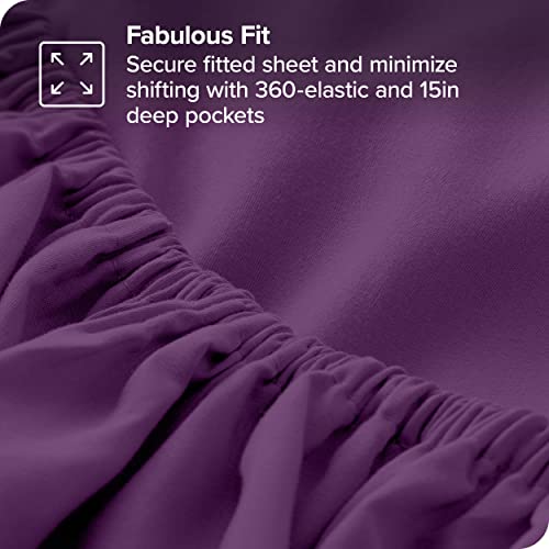 Bare Home Full Sheet Set - 1800 Ultra-Soft Microfiber Full Bed Sheets -