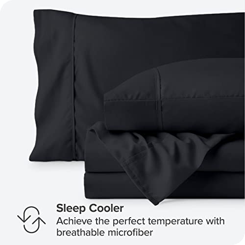 Bare Home Full Sheet Set - 1800 Ultra-Soft Microfiber Full Bed Sheets -