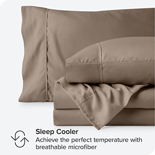 Bare Home Full Sheet Set - 1800 Ultra-Soft Microfiber Full Bed Sheets -