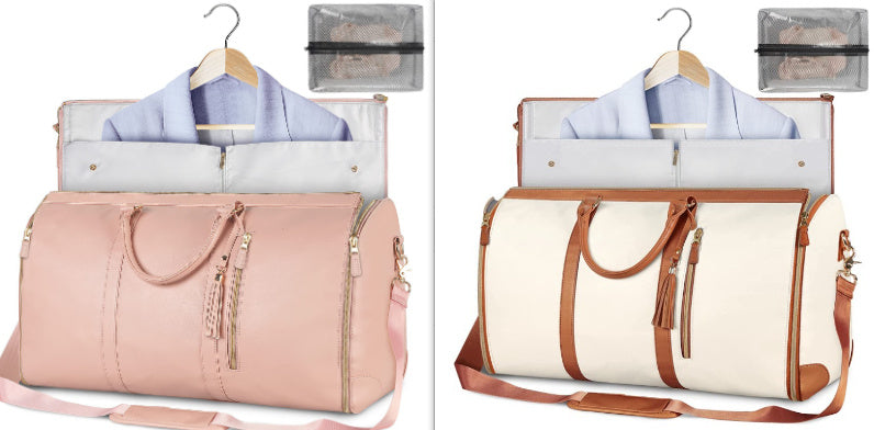 Large Capacity Travel Duffle Bag Women's Handbag Folding Suit