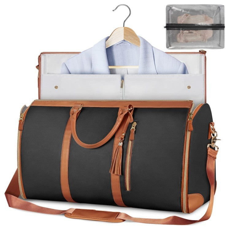 Large Capacity Travel Duffle Bag Women's Handbag Folding Suit