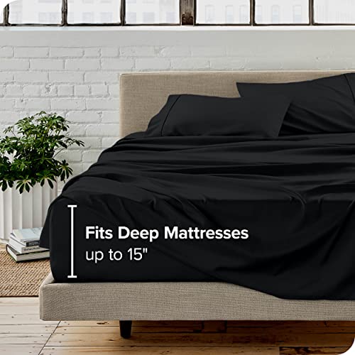 Bare Home Full Sheet Set - 1800 Ultra-Soft Microfiber Full Bed Sheets -