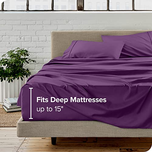 Bare Home Full Sheet Set - 1800 Ultra-Soft Microfiber Full Bed Sheets -