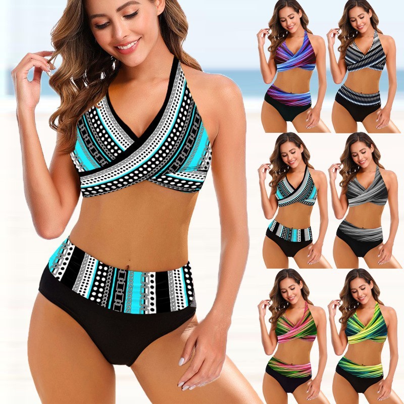 European And American Ladies Split Bikini