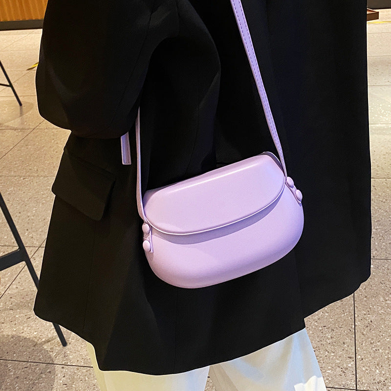 Candy Color Cute Shell Bag Ins Fashion Saddle Bags