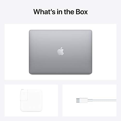 2020 Apple MacBook Air Laptop: Apple M1 Chip, 13” Retina Display, 8GB RAM, 256GB SSD Storage, Backlit Keyboard, FaceTime HD Camera, Touch ID. Works with iPhone/iPad; Space Gray with AppleCare+ (3 Years)