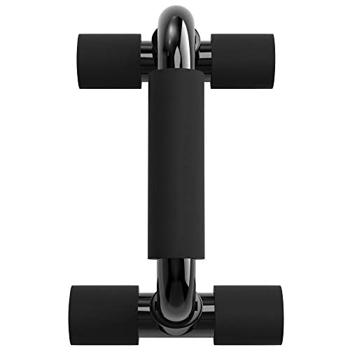 Readaeer Push Up Bars Gym Exercise Equipment Fitness 3 Pair Pushup Handles with Cushioned Foam Grip and Non-Slip Sturdy Structure Push Up Bars for Men & Women(Black)