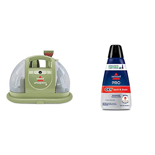 BISSELL Little Green Multi-Purpose Portable Carpet and Upholstery Cleaner, Car and Auto Detailer, with Exclusive Specialty Tools, Green, 1400B