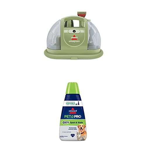 BISSELL Little Green Multi-Purpose Portable Carpet and Upholstery Cleaner, Car and Auto Detailer, with Exclusive Specialty Tools, Green, 1400B