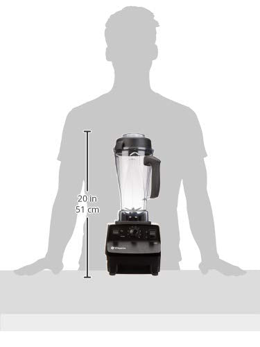 Vitamix 001372 Blender Professional-Grade Container, Self-Cleaning 64 oz, Black