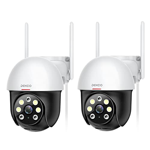 2K Security Camera Outdoor with Motion Tracking & Detection