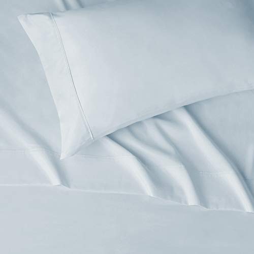 AmazonBasics Light-Weight Microfiber Sheet Set - Full, Black