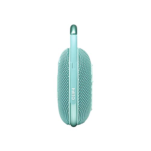JBL Clip 4 - Portable Mini Bluetooth Speaker, Big Audio and Punchy bass, Integrated Carabiner, IP67 Waterproof and dustproof, 10 Hours of Playtime, Speaker for Home, Outdoor and Travel - (Blue)