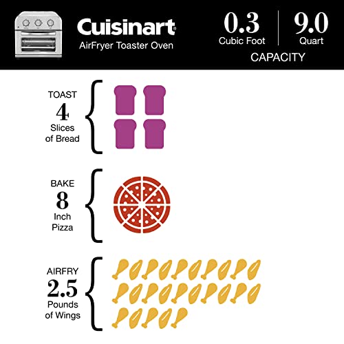 Cuisinart TOA-60C AirFryer Convection Oven, Silver