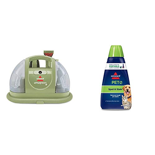 BISSELL Little Green Multi-Purpose Portable Carpet and Upholstery Cleaner, Car and Auto Detailer, with Exclusive Specialty Tools, Green, 1400B