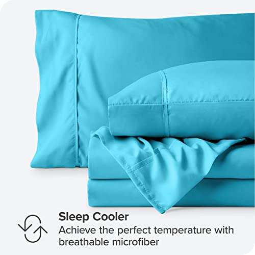Bare Home Full Sheet Set - 1800 Ultra-Soft Microfiber Full Bed Sheets -