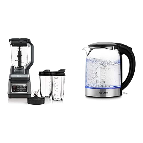 Ninja BN751C, Professional Plus Blender DUO With Auto-iQ, Black/Silver, 1200W (Canadian Version)