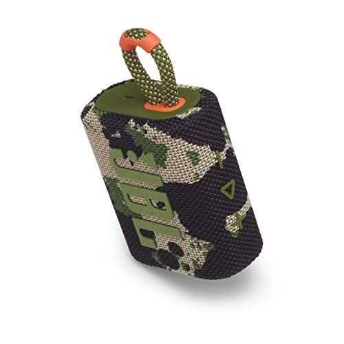JBL Go 3: Portable Speaker with Bluetooth, Built-in Battery, Waterproof and Dustproof Feature Black