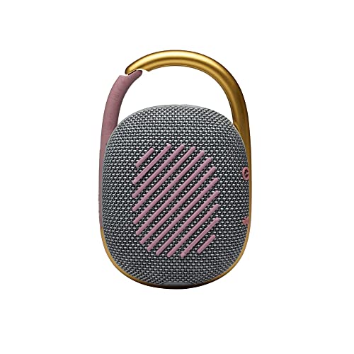 JBL Clip 4 - Portable Mini Bluetooth Speaker, Big Audio and Punchy bass, Integrated Carabiner, IP67 Waterproof and dustproof, 10 Hours of Playtime, Speaker for Home, Outdoor and Travel - (Blue)
