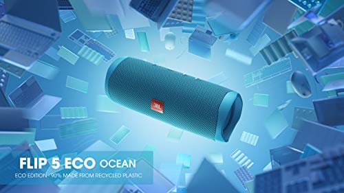 JBL Flip 5 Portable Waterproof Wireless Bluetooth Speaker with up to 12 Hours of Battery Life - Black