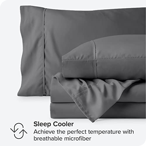 Bare Home Full Sheet Set - 1800 Ultra-Soft Microfiber Full Bed Sheets -