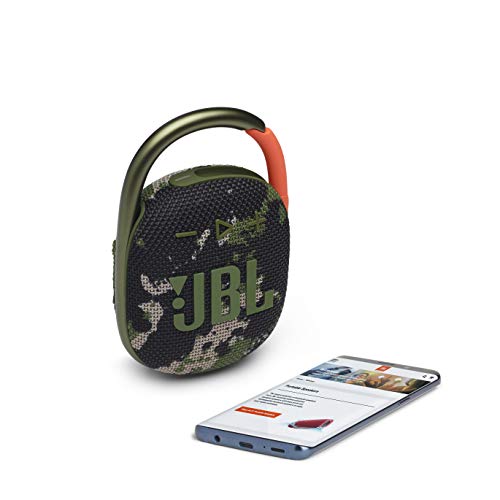 JBL Clip 4 - Portable Mini Bluetooth Speaker, Big Audio and Punchy bass, Integrated Carabiner, IP67 Waterproof and dustproof, 10 Hours of Playtime, Speaker for Home, Outdoor and Travel - (Blue)