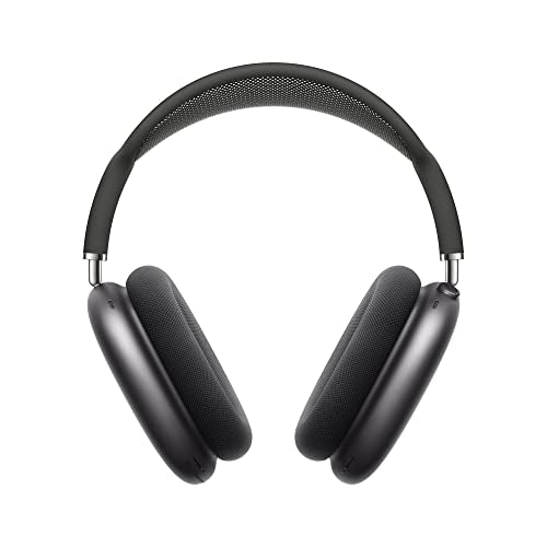 Apple AirPods Max Wireless Over-Ear Headphones, Active Noise Cancelling, Transparency Mode, Personalized Spatial Audio, Dolby Atmos, Bluetooth Headphones for iPhone – Space Gray