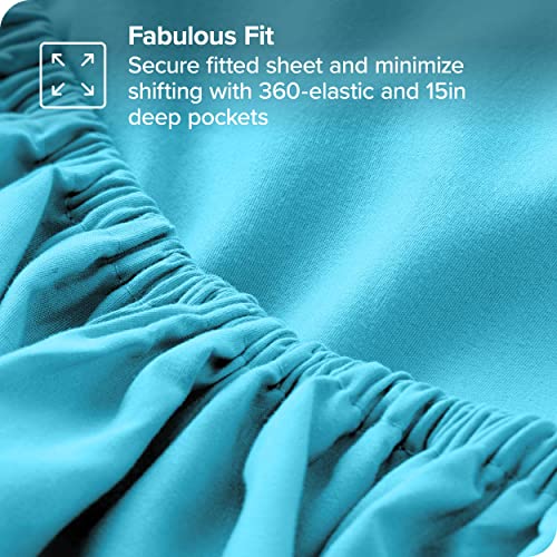 Bare Home Full Sheet Set - 1800 Ultra-Soft Microfiber Full Bed Sheets -