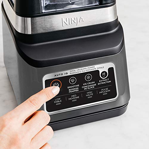 Ninja BN751C, Professional Plus Blender DUO With Auto-iQ, Black/Silver, 1200W (Canadian Version)