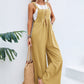 Women Long Bib Pants Overalls Casual Loose Rompers Jumpsuits With Pockets