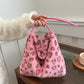 Leopard Furry Shoulder Bag