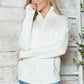 Half Zip Long Sleeve Knit Top