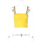 Women's Fashion Slim Fit Midriff-baring Sling Top