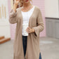 Open Front Long Sleeve Cardigan