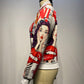 Ebay Baseball Zipper Digital Head Print Jacket