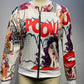 Ebay Baseball Zipper Digital Head Print Jacket