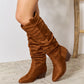 East Lion Corp Block Heel Knee High Boots